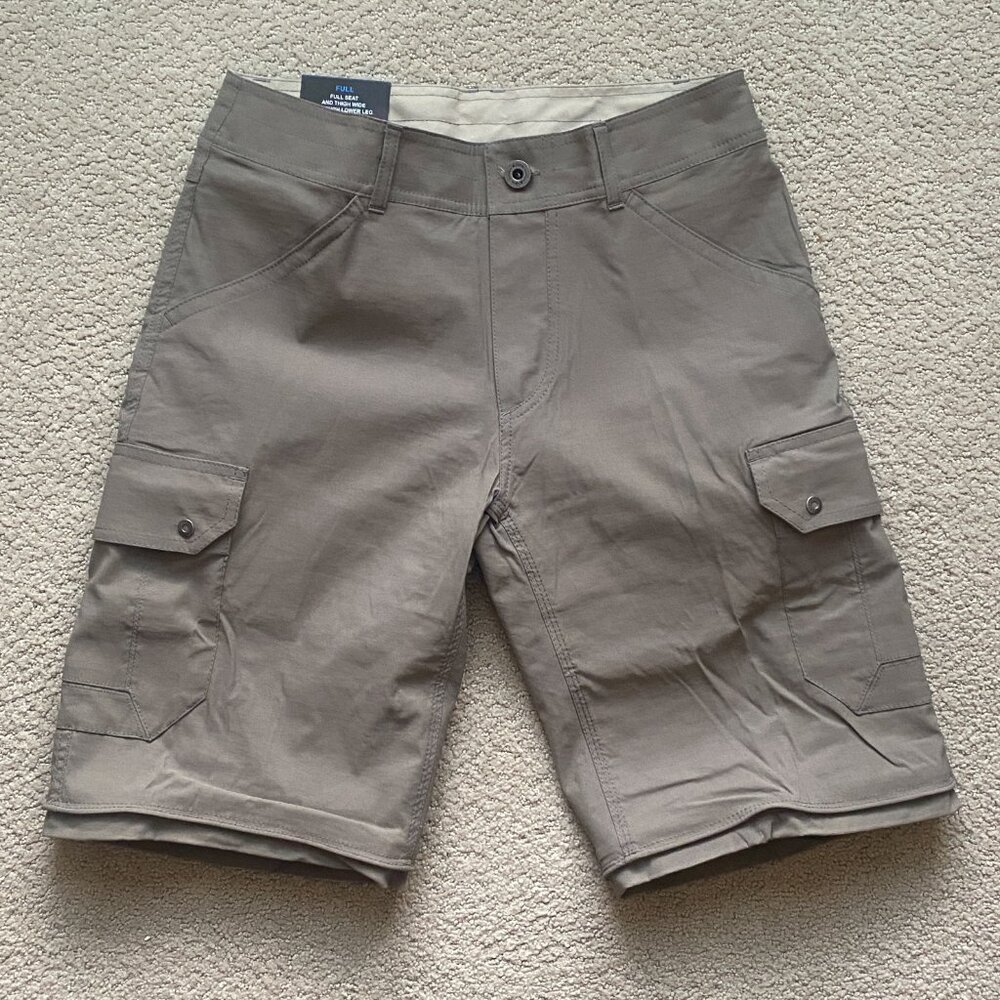 KUHL Renegade Convertible Cargo 30x34 Full Fit Softshell Quick Dry Khaki NWT - Picture 10 of 16